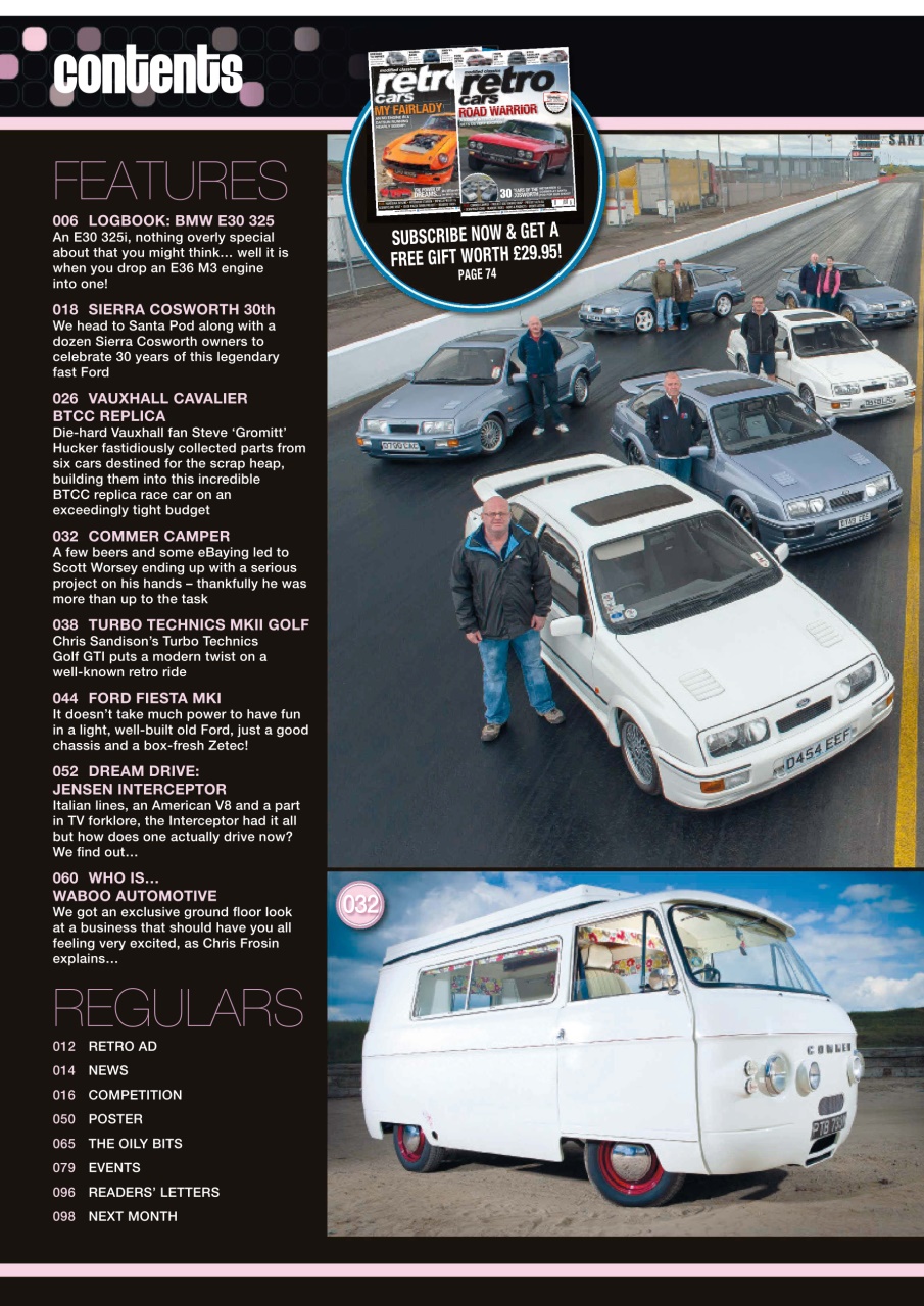 Retro Cars Preview Pages