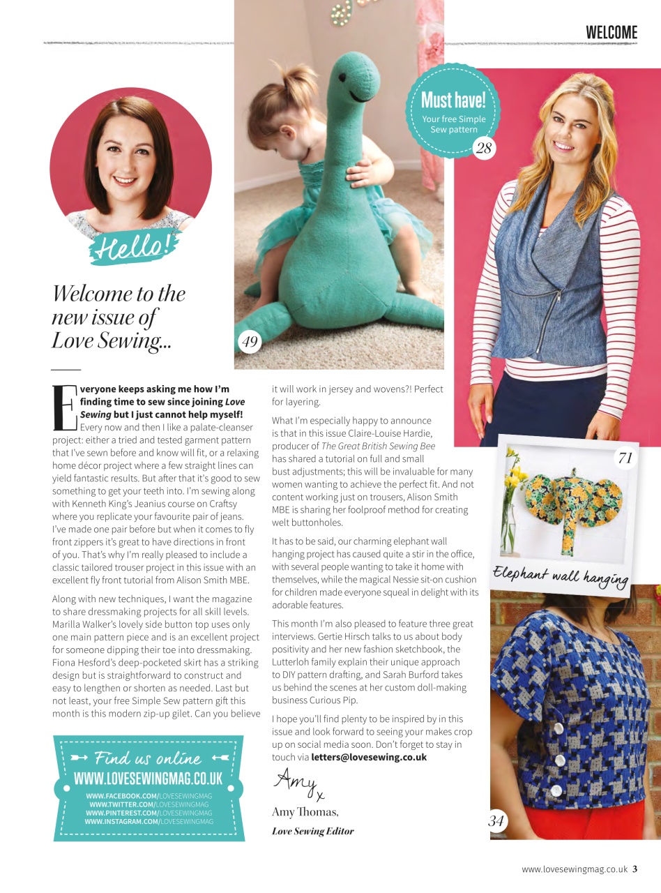 Love Sewing Preview Pages