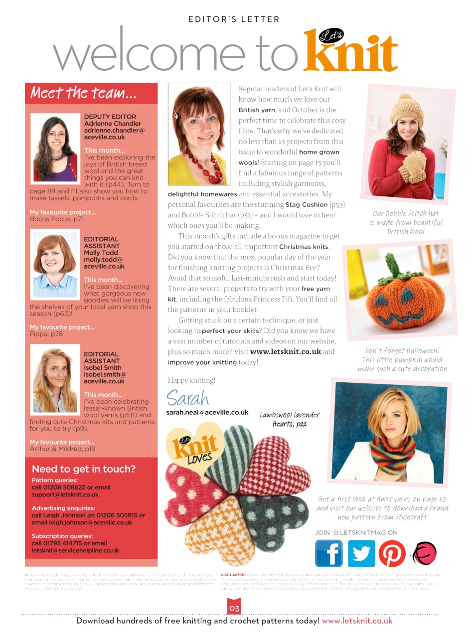 Let's Knit Preview Pages