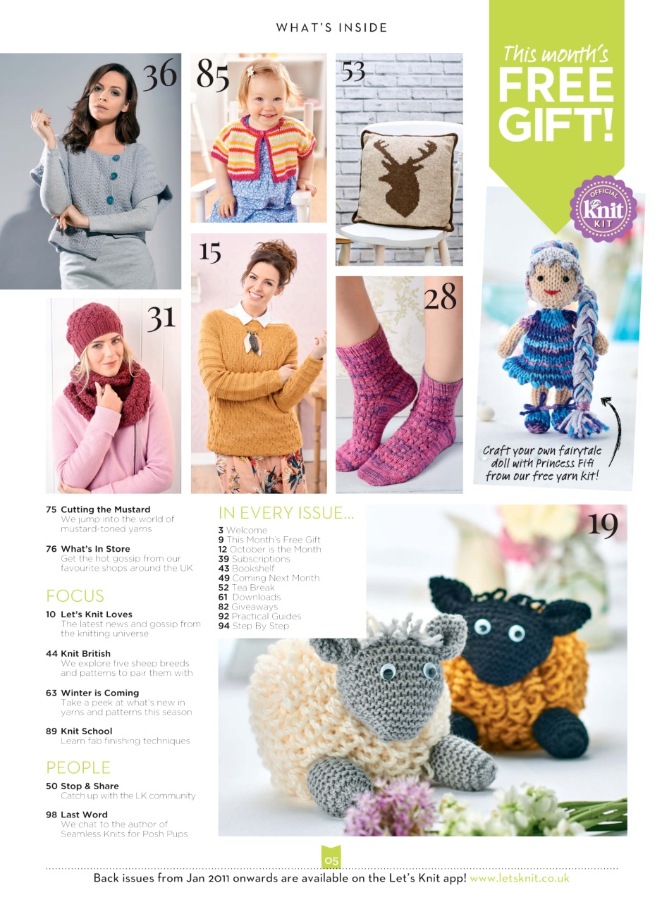 Let's Knit Preview Pages