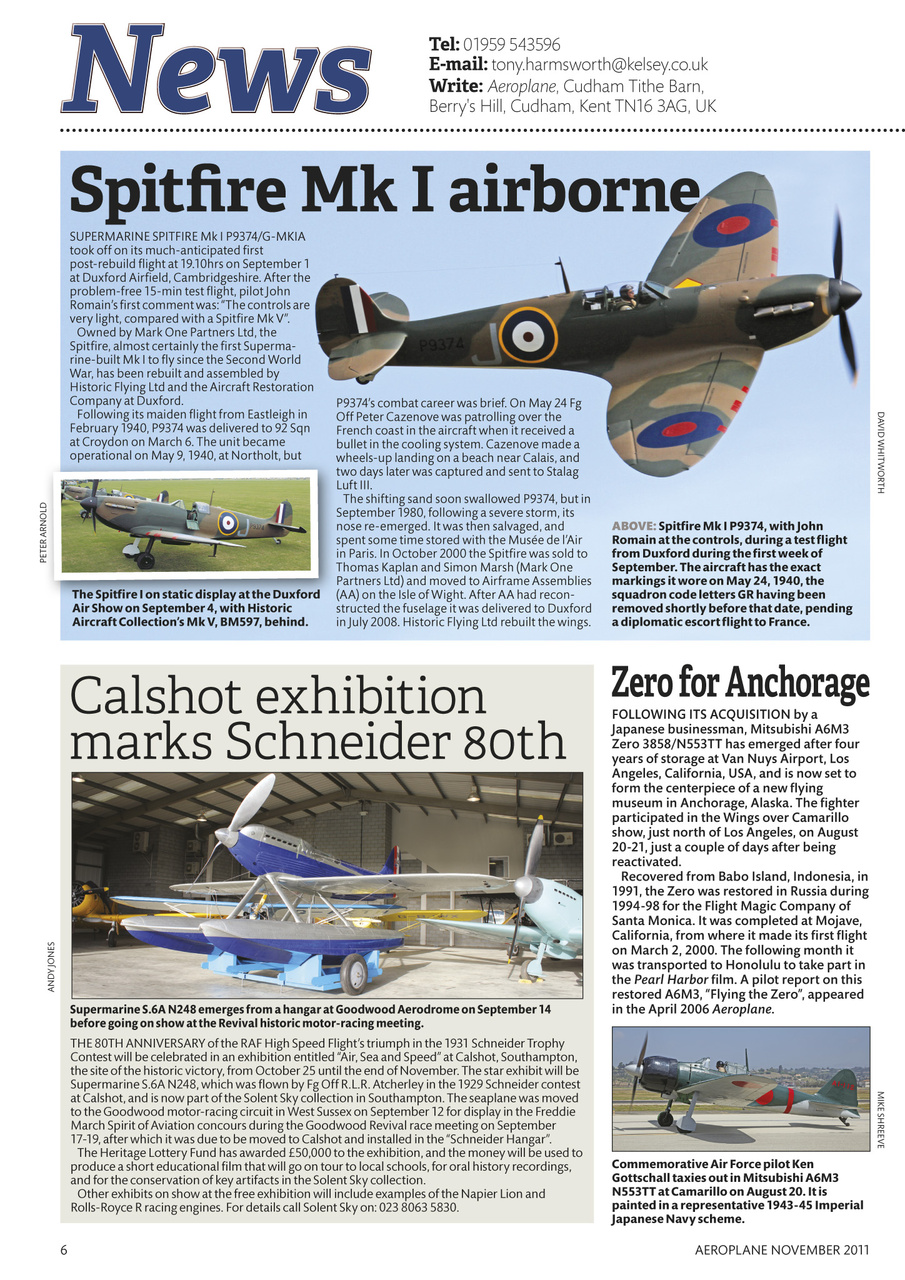 Aeroplane Preview Pages