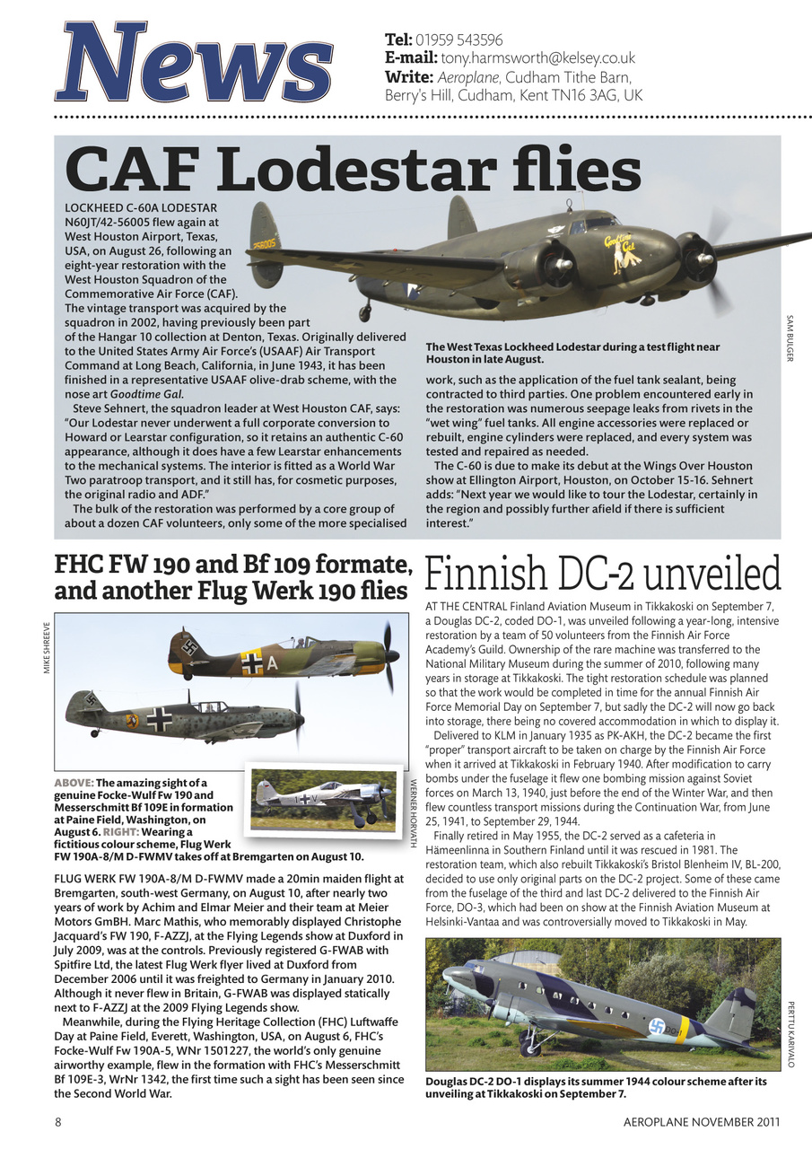 Aeroplane Preview Pages