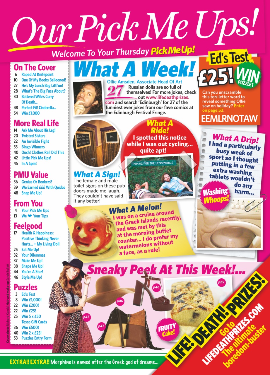 Pick Me Up Preview Pages