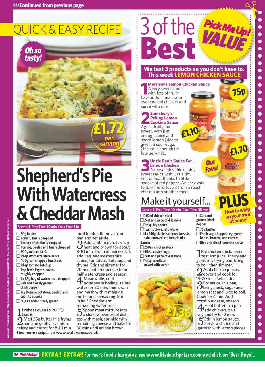 Pick Me Up Preview Pages