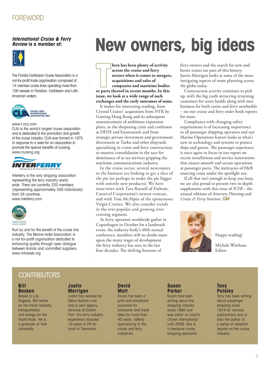 Cruise & Ferry Preview Pages