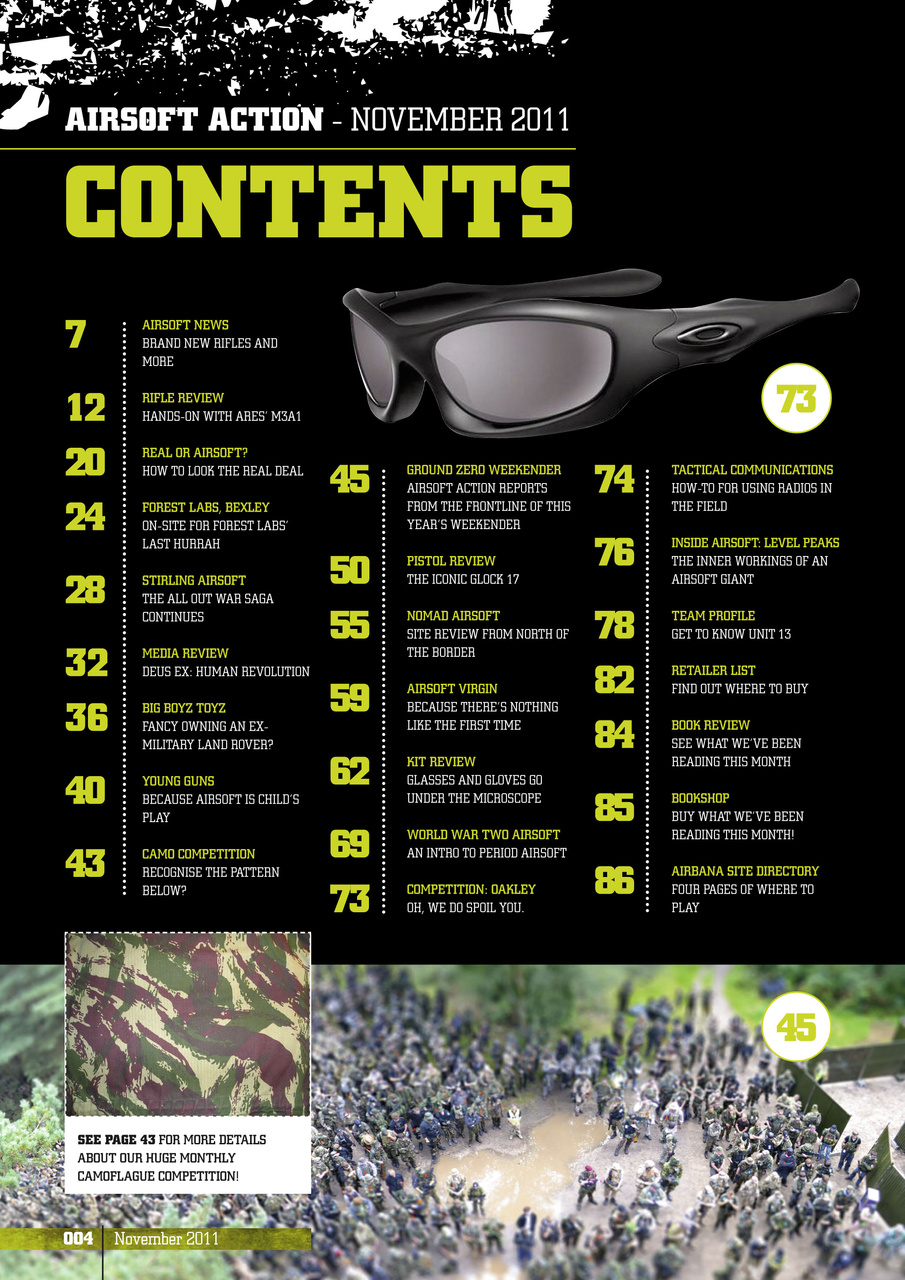 Airsoft Action Preview Pages