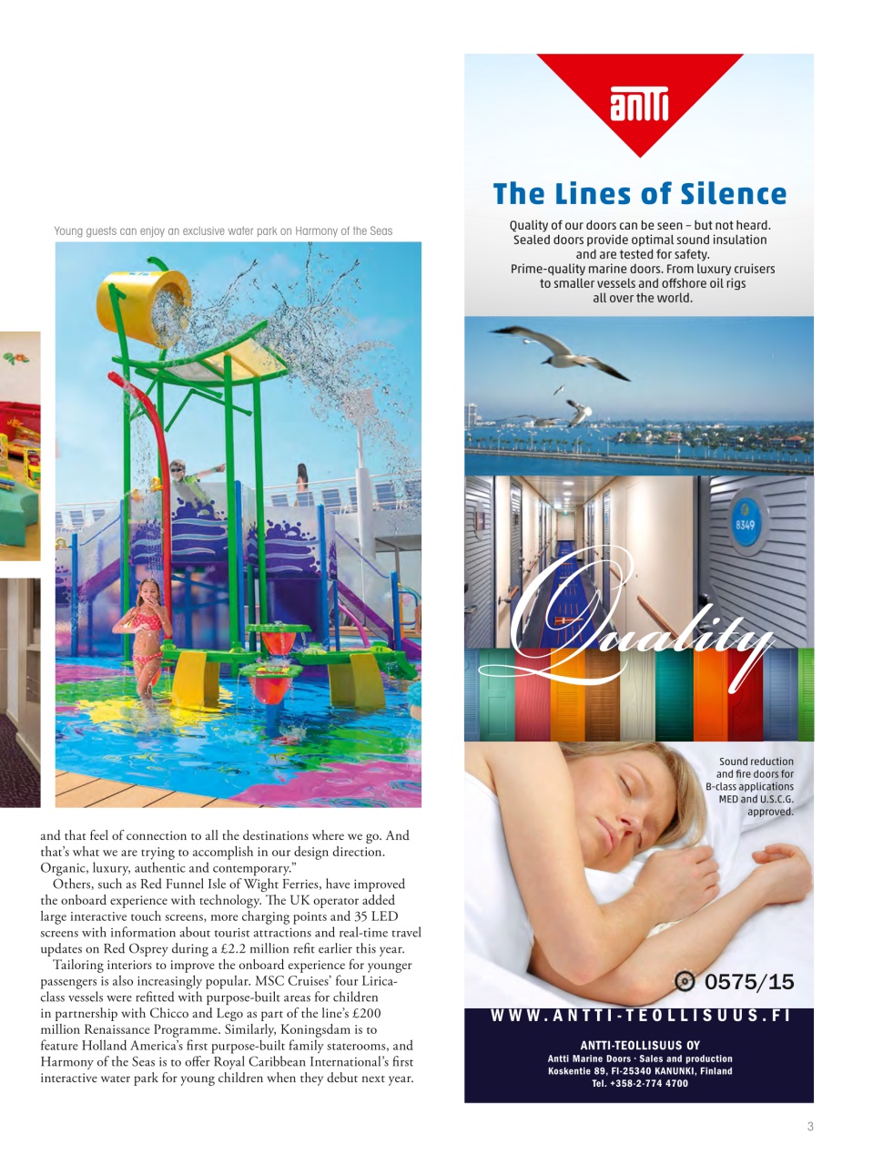 Cruise & Ferry Preview Pages