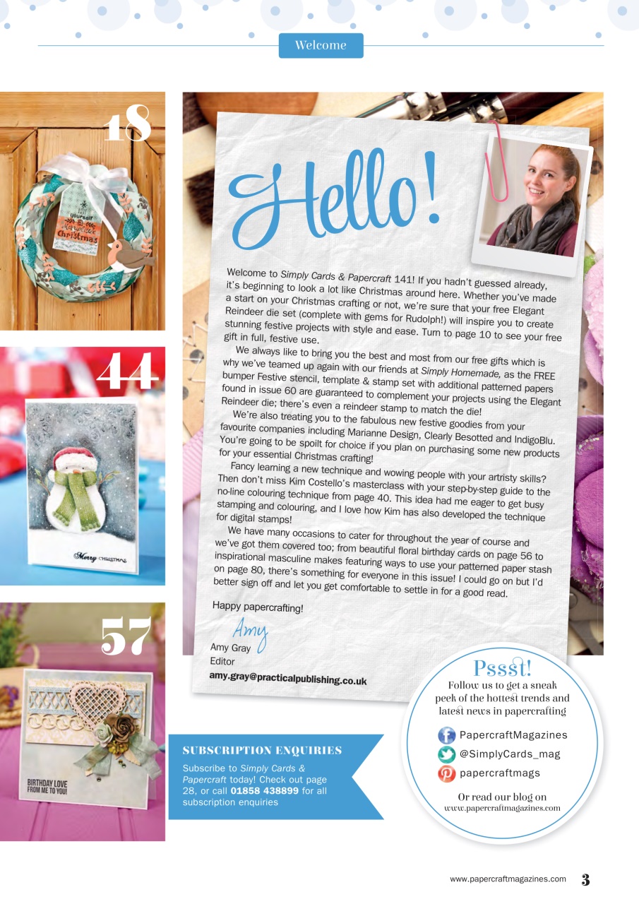 Simply Cards & Papercraft Preview Pages