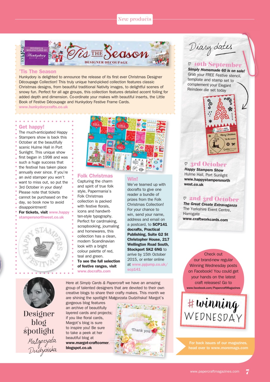 Simply Cards & Papercraft Preview Pages
