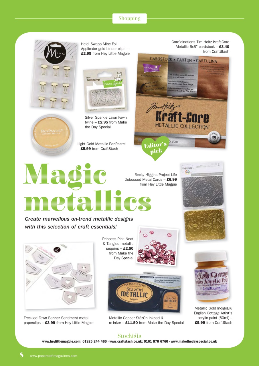 Simply Cards & Papercraft Preview Pages