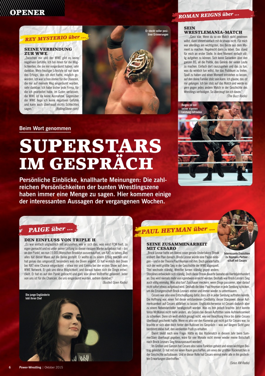 Power-Wrestling Preview Pages