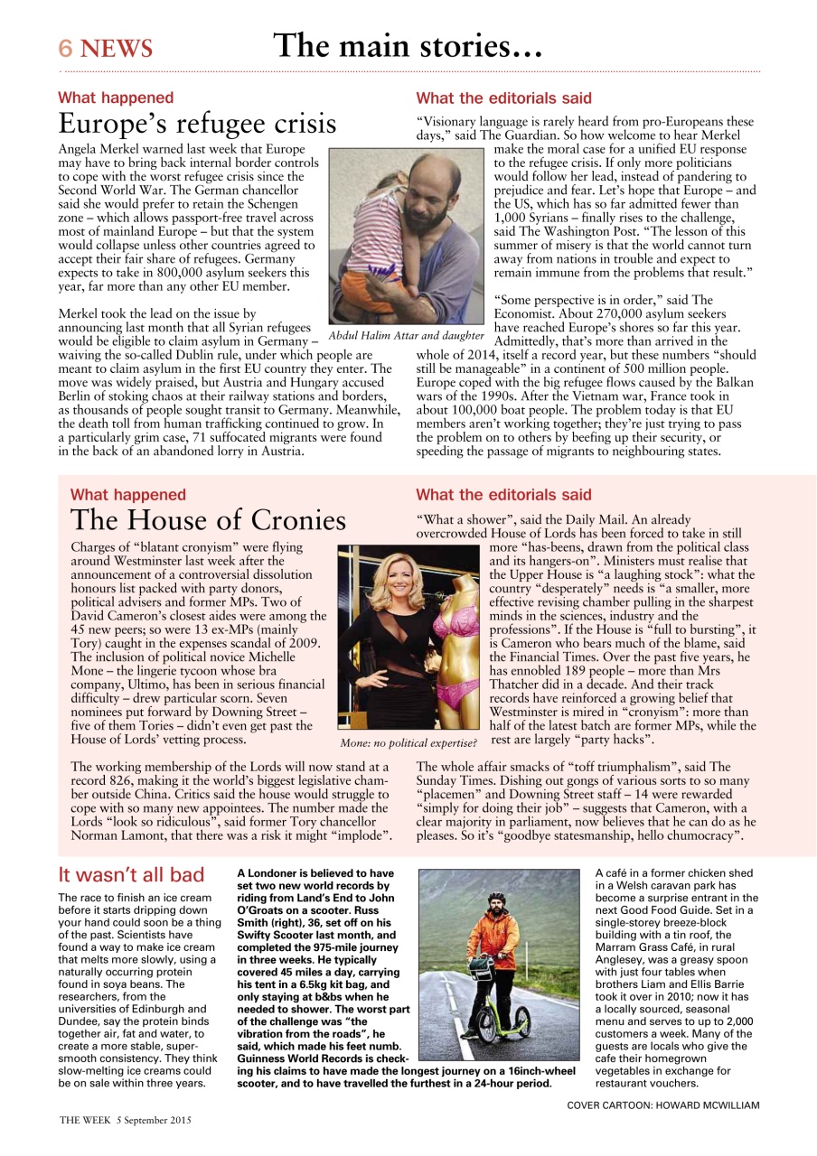 The Week Preview Pages