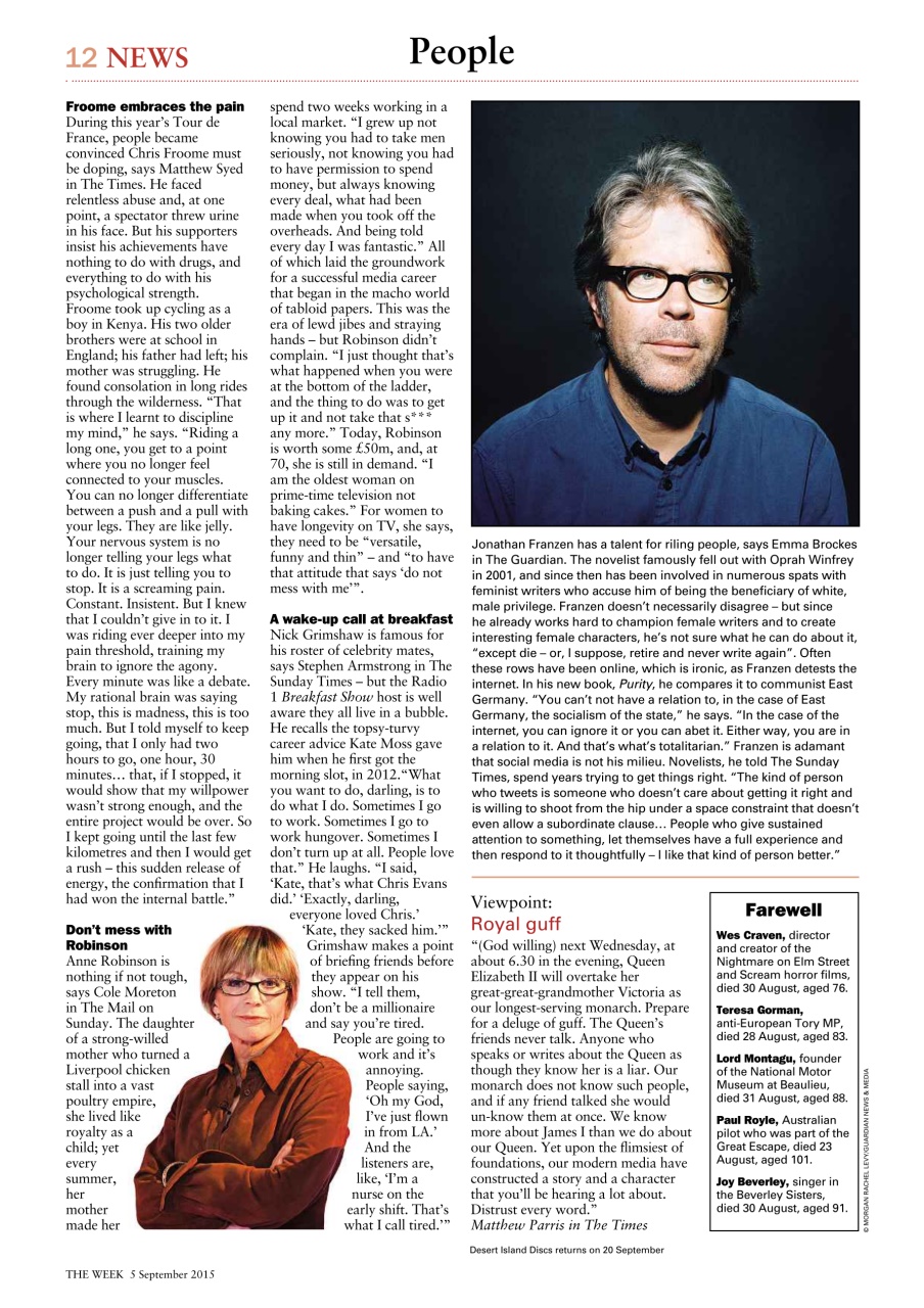 The Week Preview Pages