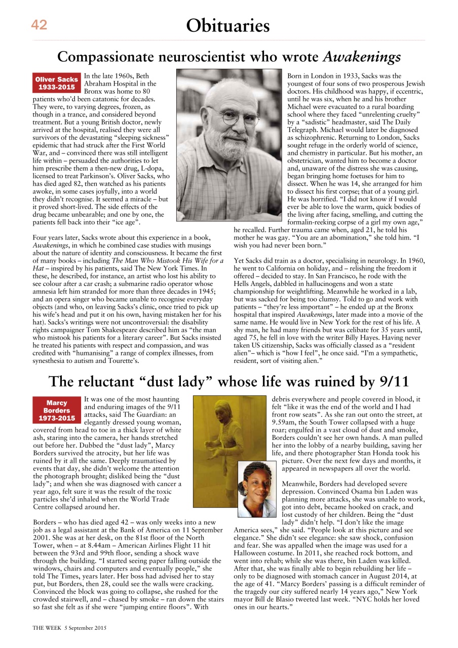 The Week Preview Pages