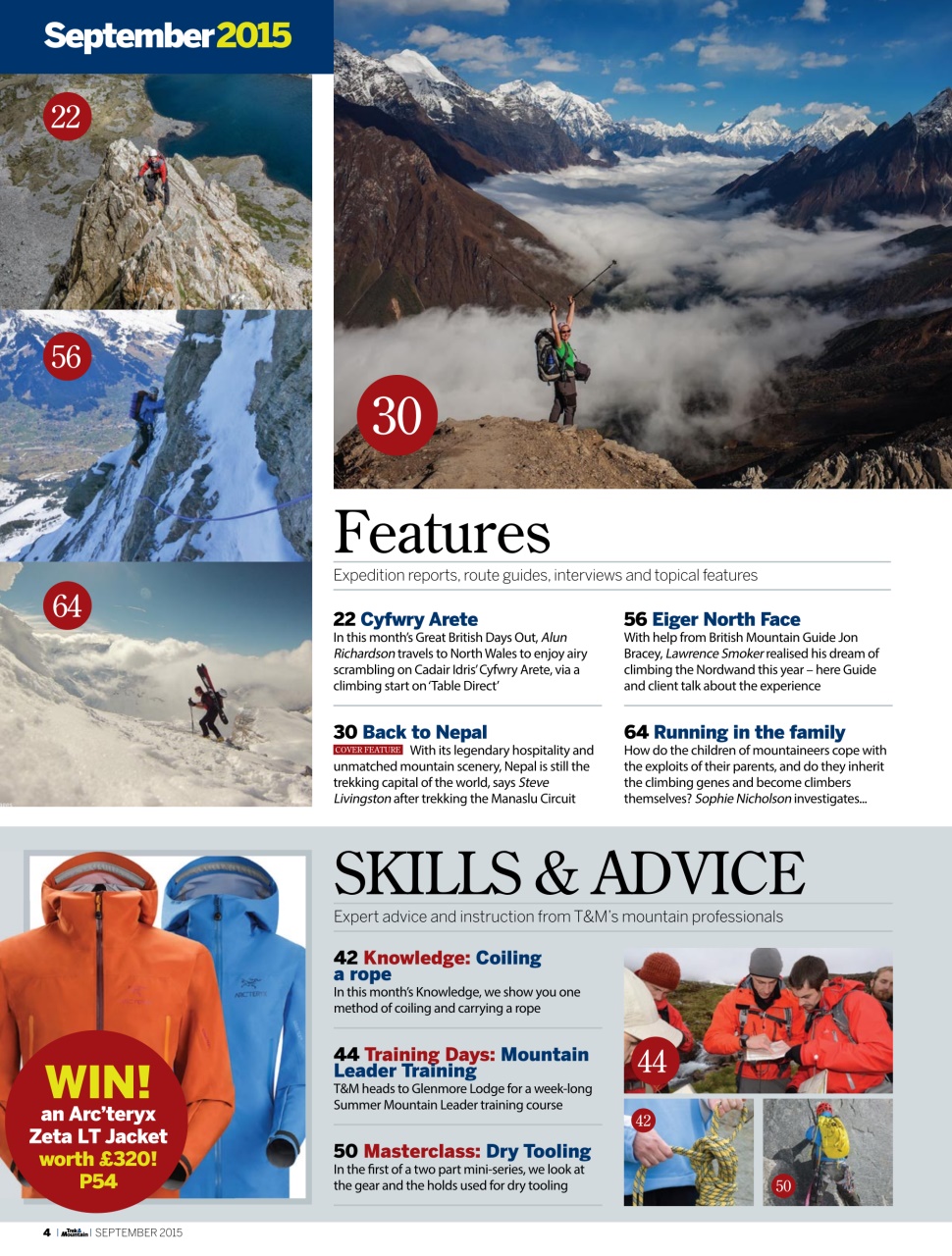 Trek & Mountain Magazine Preview Pages