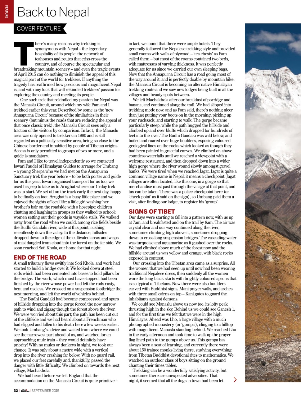Trek & Mountain Magazine Preview Pages
