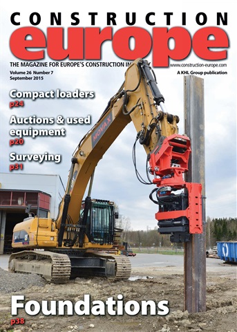 Construction Europe issue September 2015