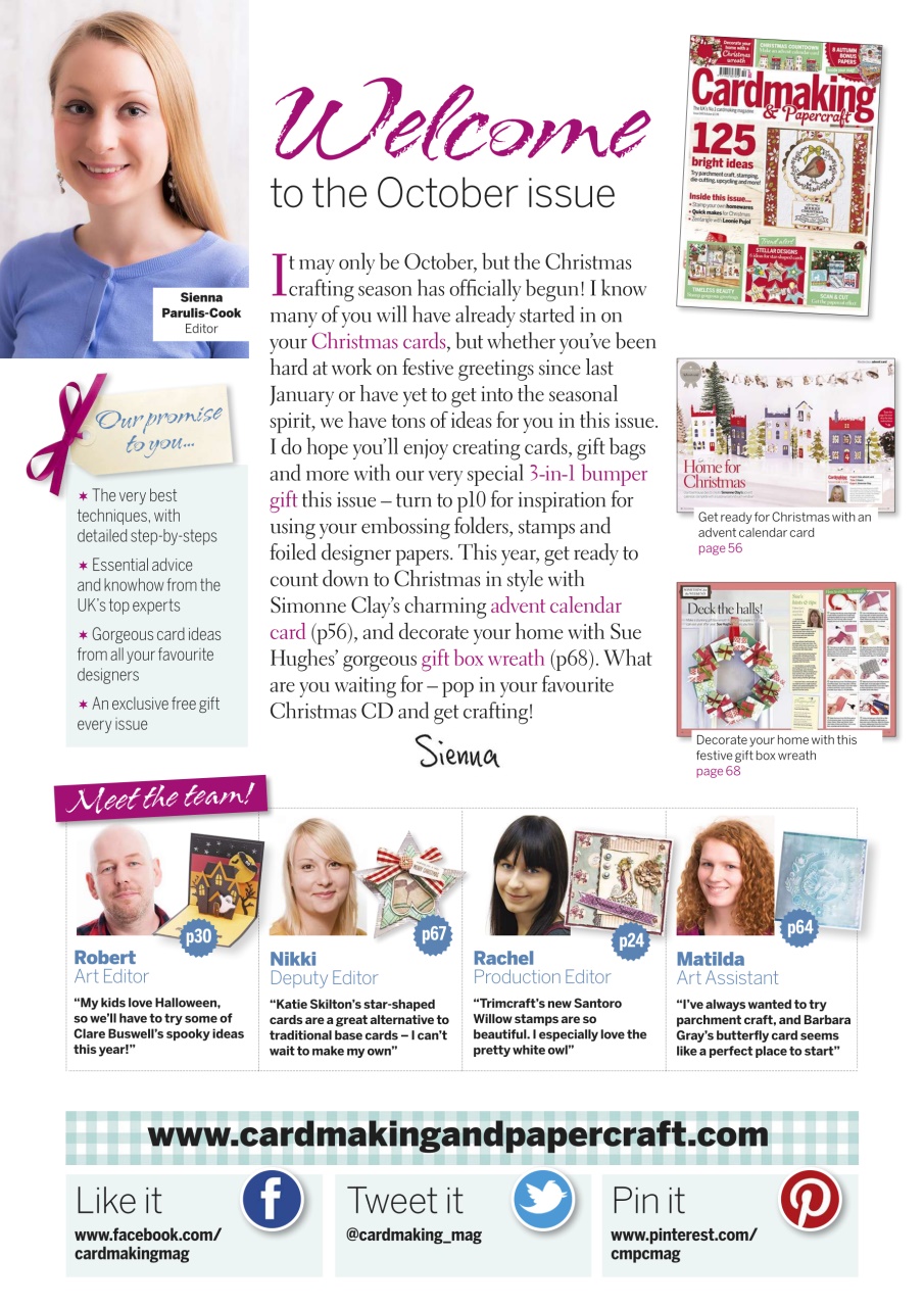 Cardmaking & Papercraft Preview Pages