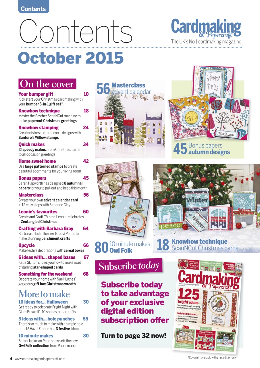 Cardmaking & Papercraft Preview Pages