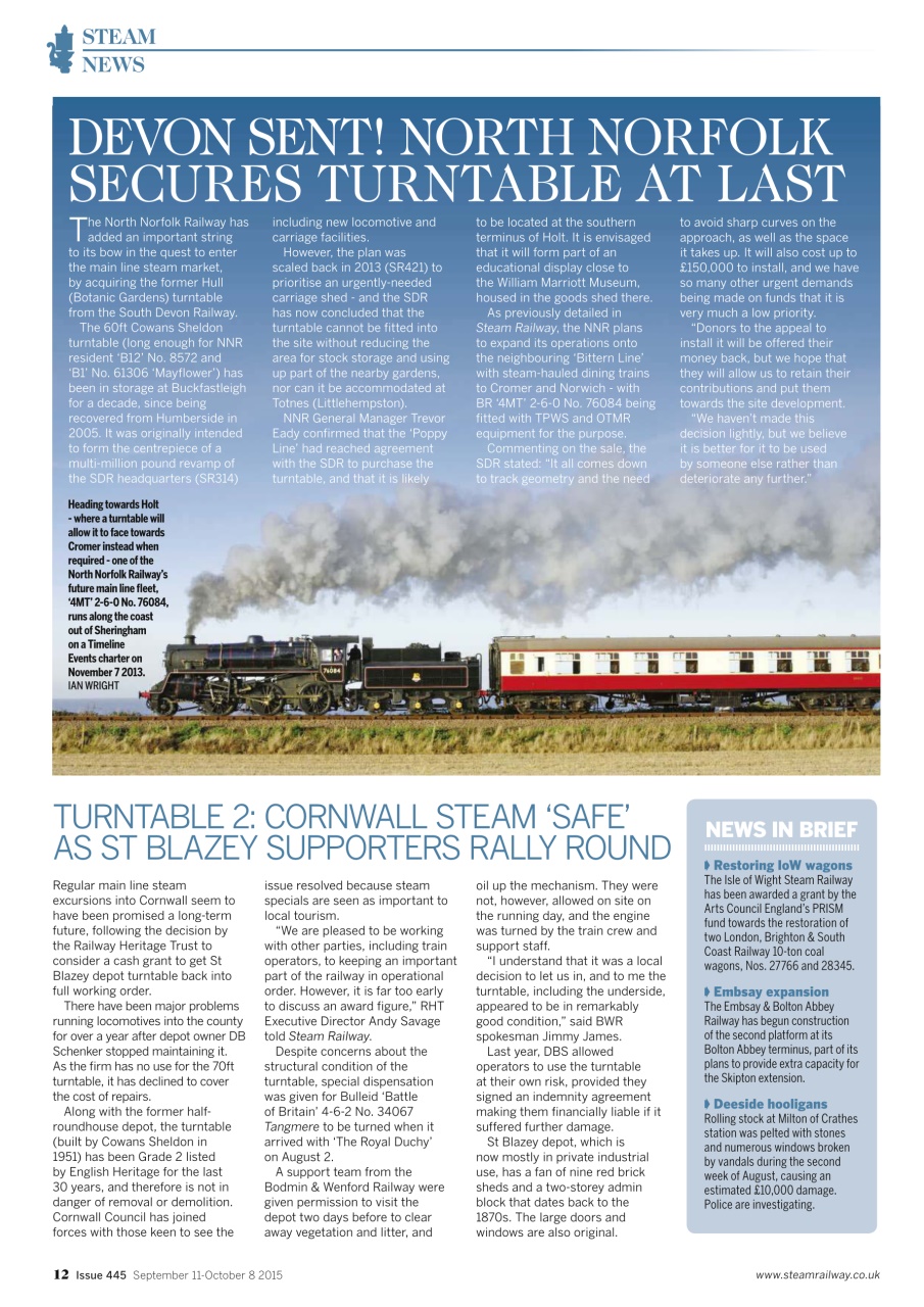 Steam Railway Preview Pages