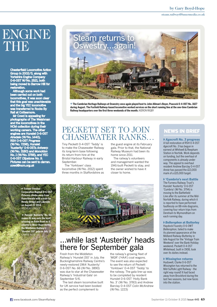 Steam Railway Preview Pages