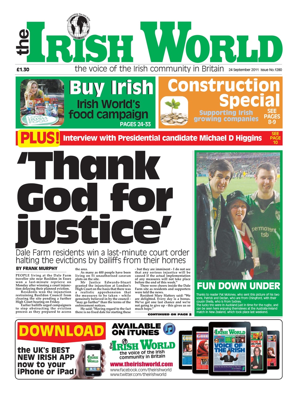 Irish World Preview Pages