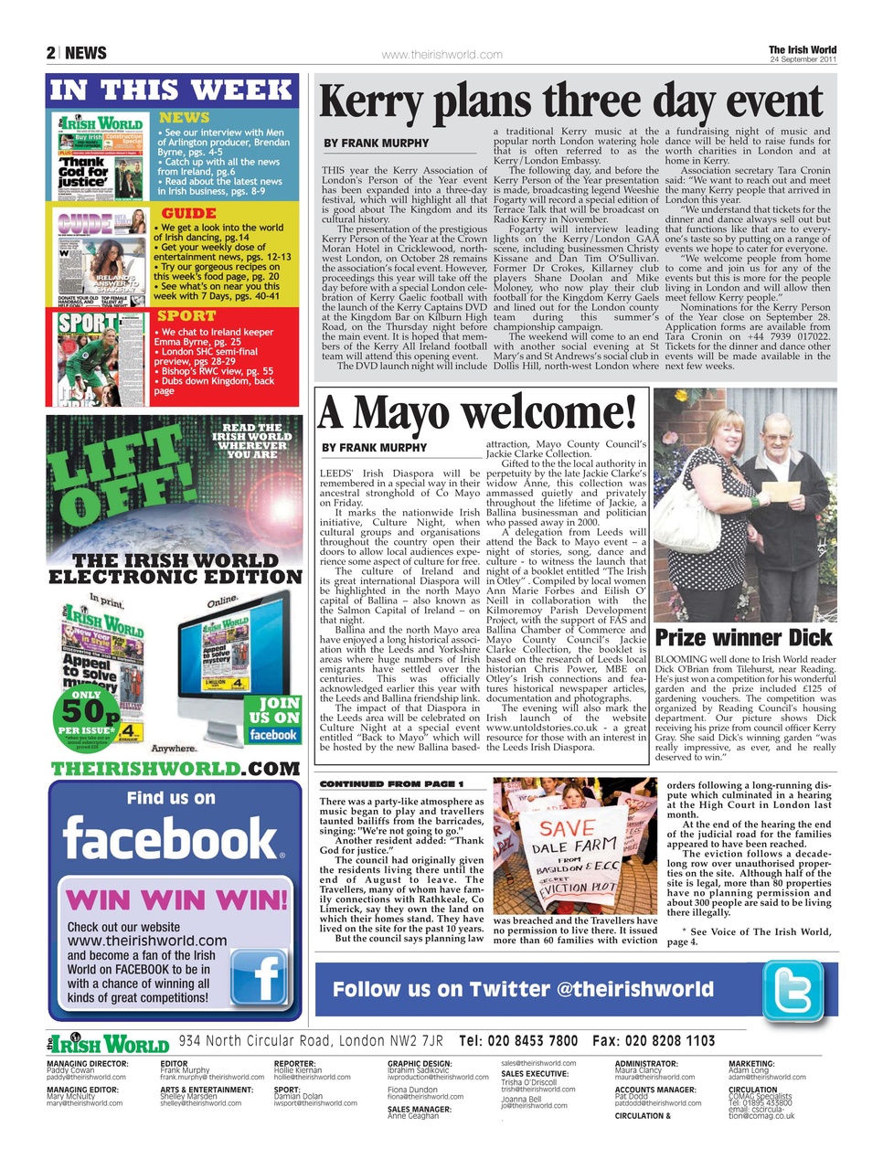 Irish World Preview Pages