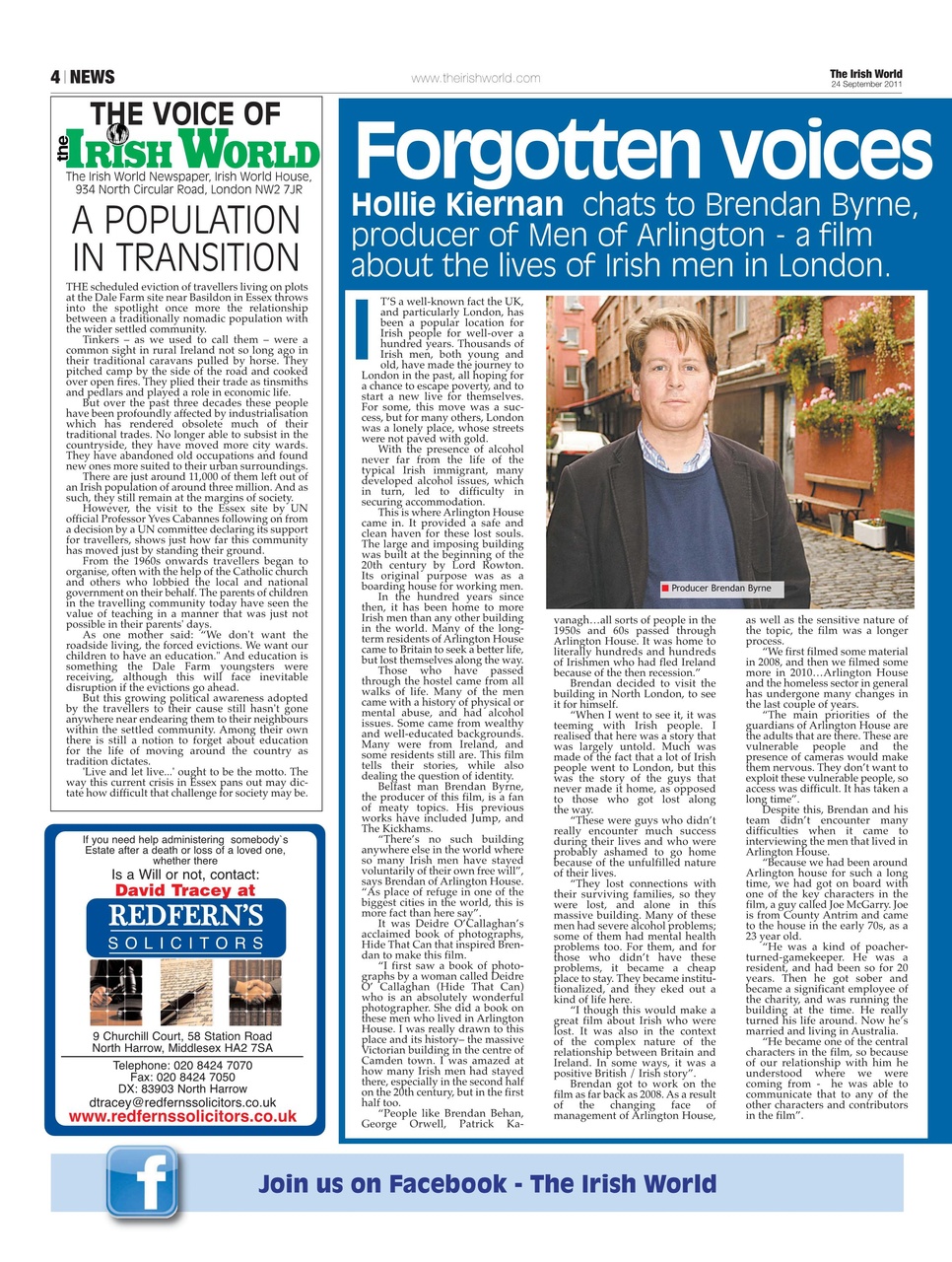 Irish World Preview Pages