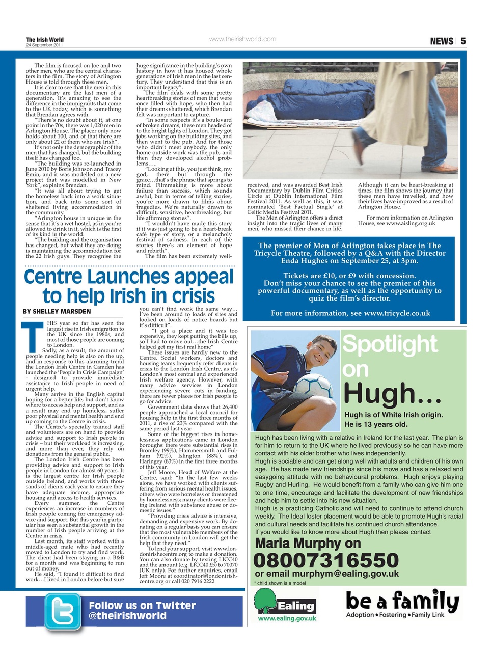 Irish World Preview Pages