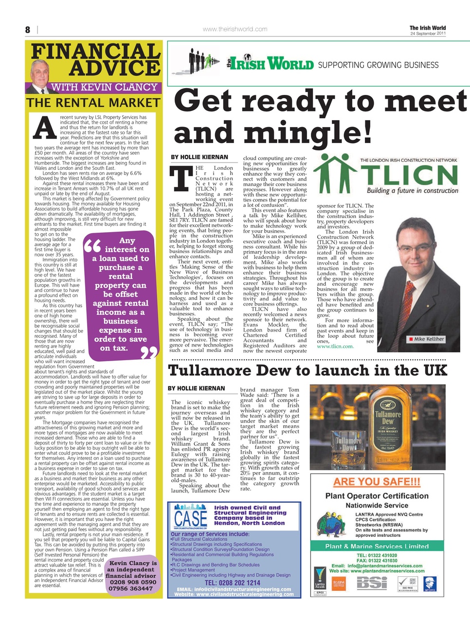 Irish World Preview Pages