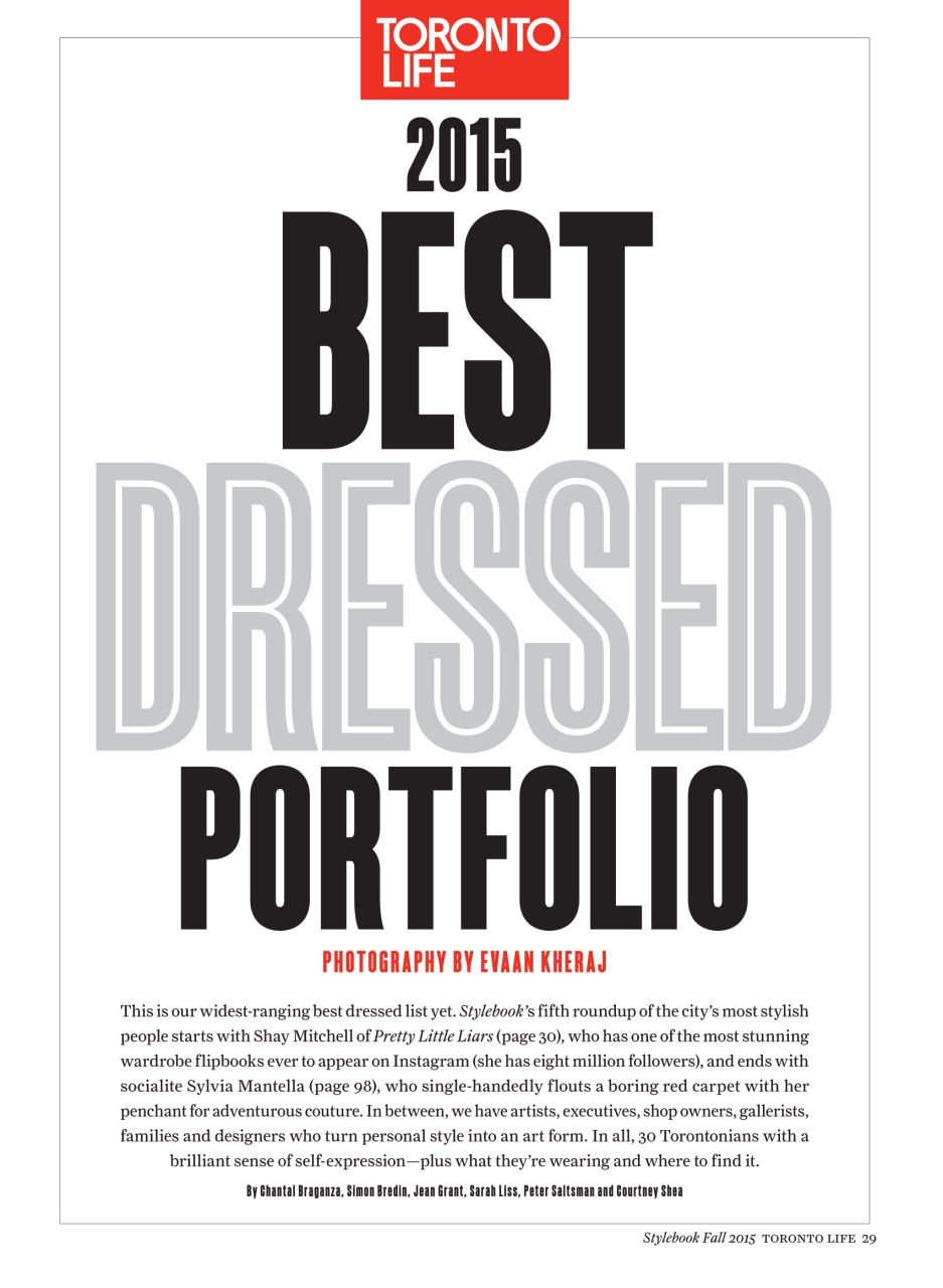 Toronto Life Preview Pages