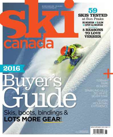 Ski Canada issue Buyer's Guide 2016