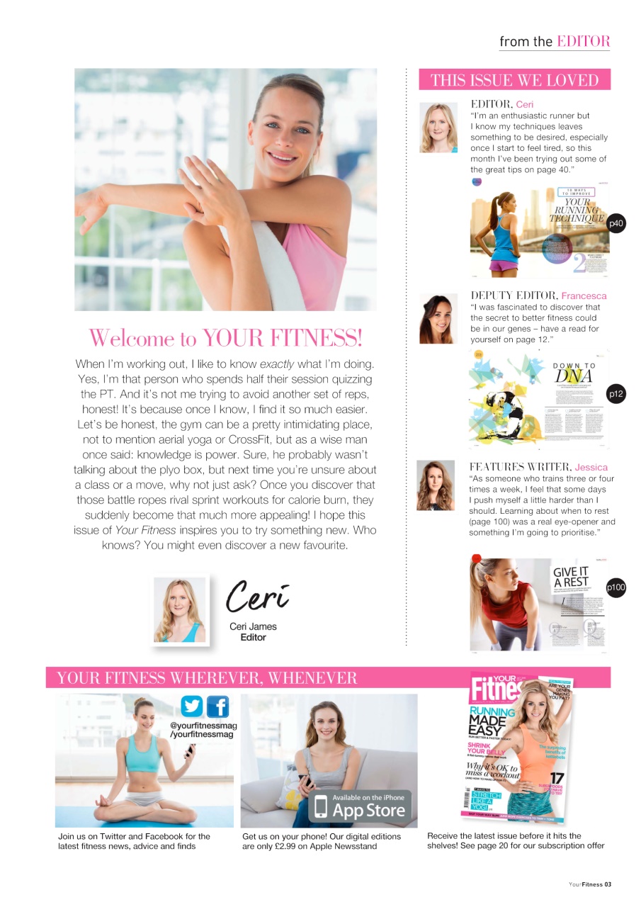Health & Wellbeing Preview Pages