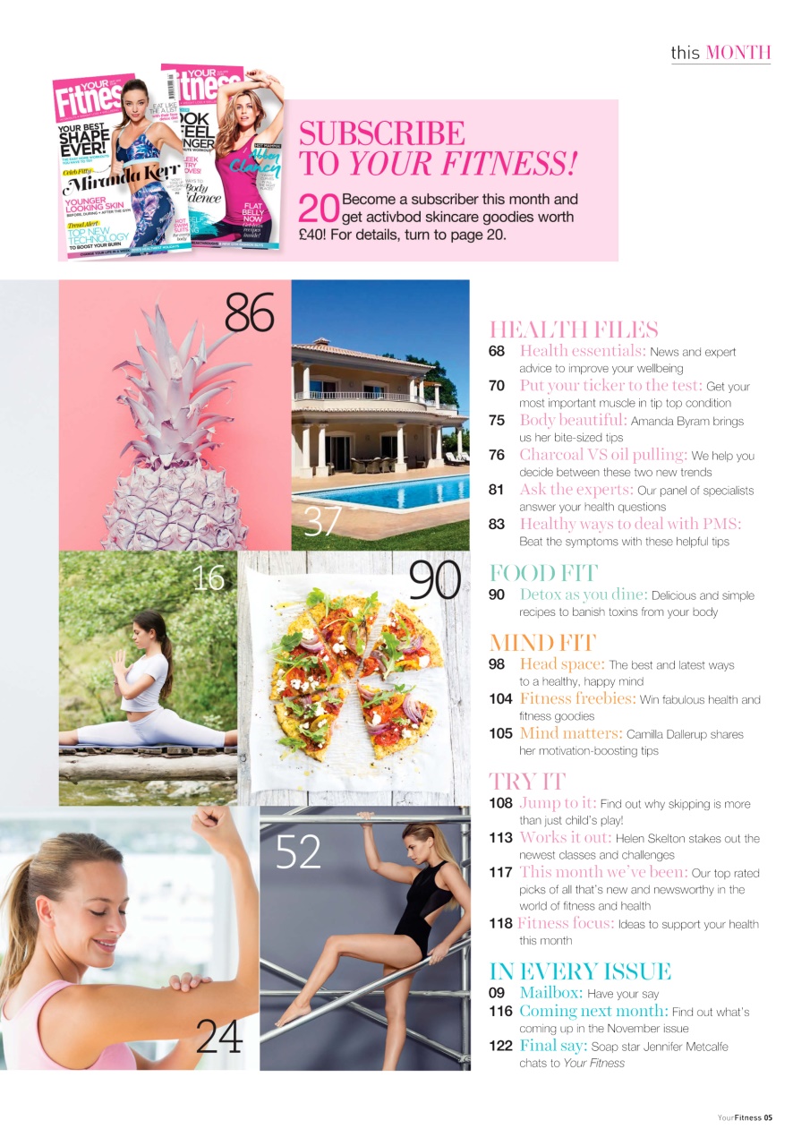Health & Wellbeing Preview Pages