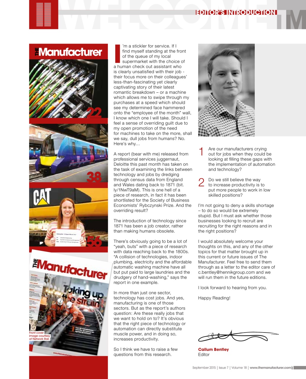 The Manufacturer Preview Pages