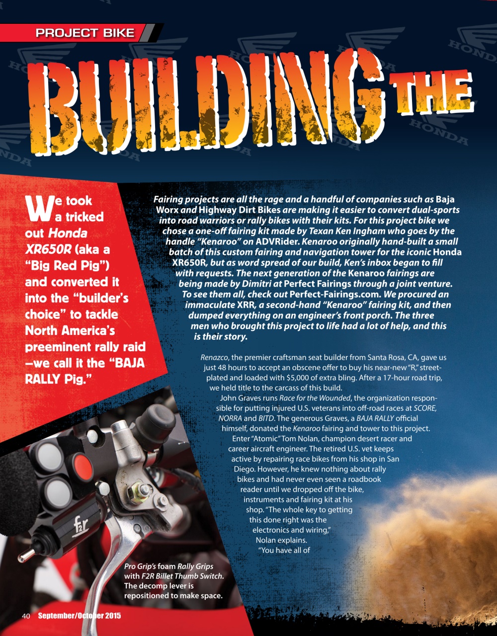 Adventure Motorcycle Preview Pages
