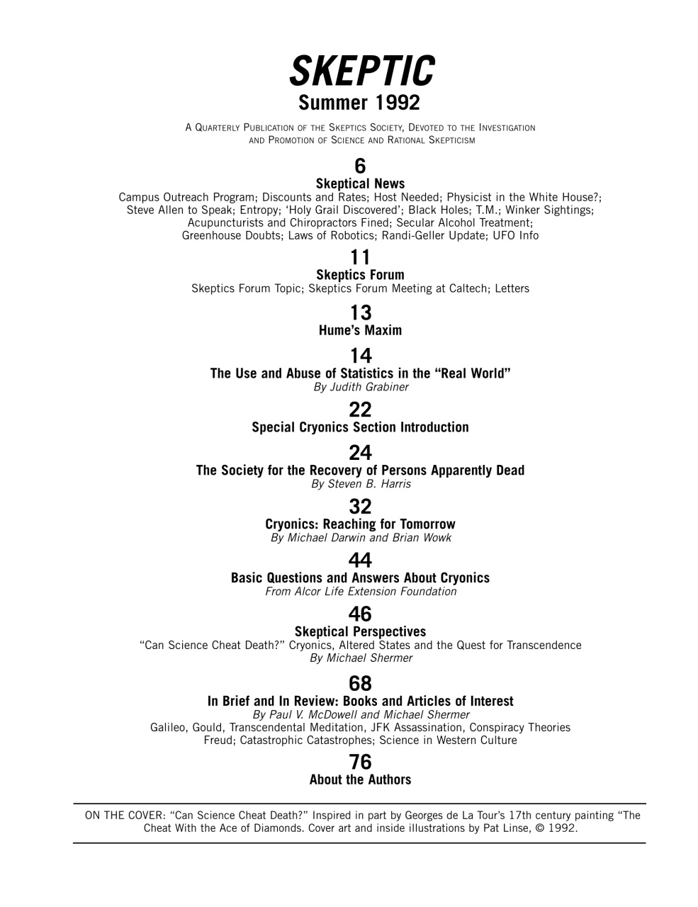 Skeptic Preview Pages