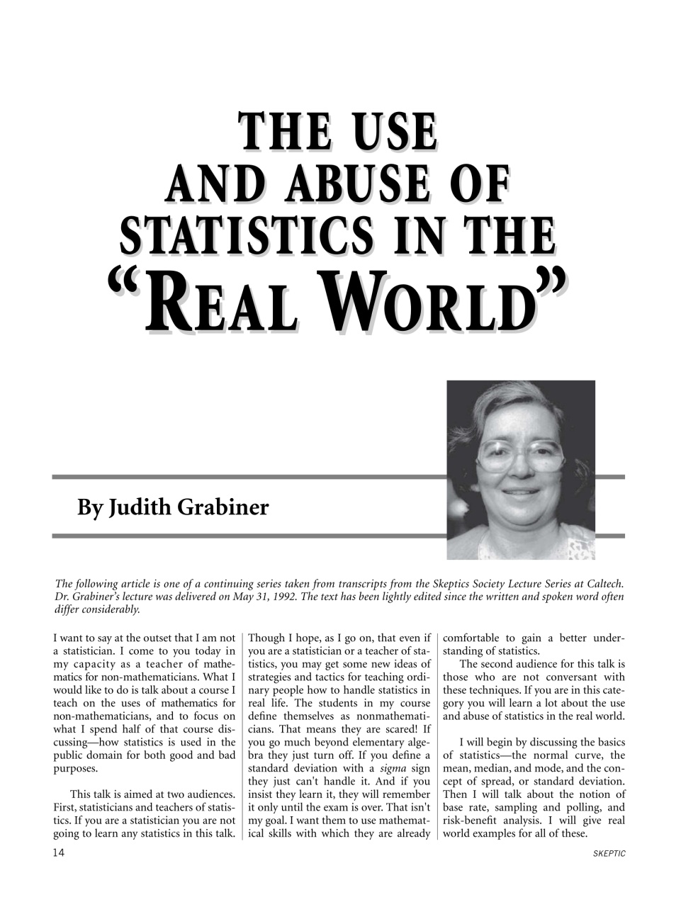 Skeptic Preview Pages