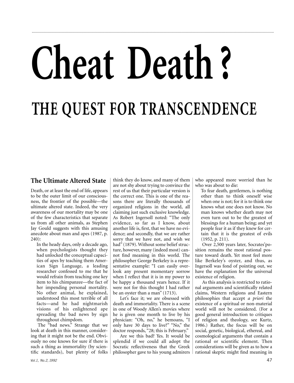 Skeptic Preview Pages