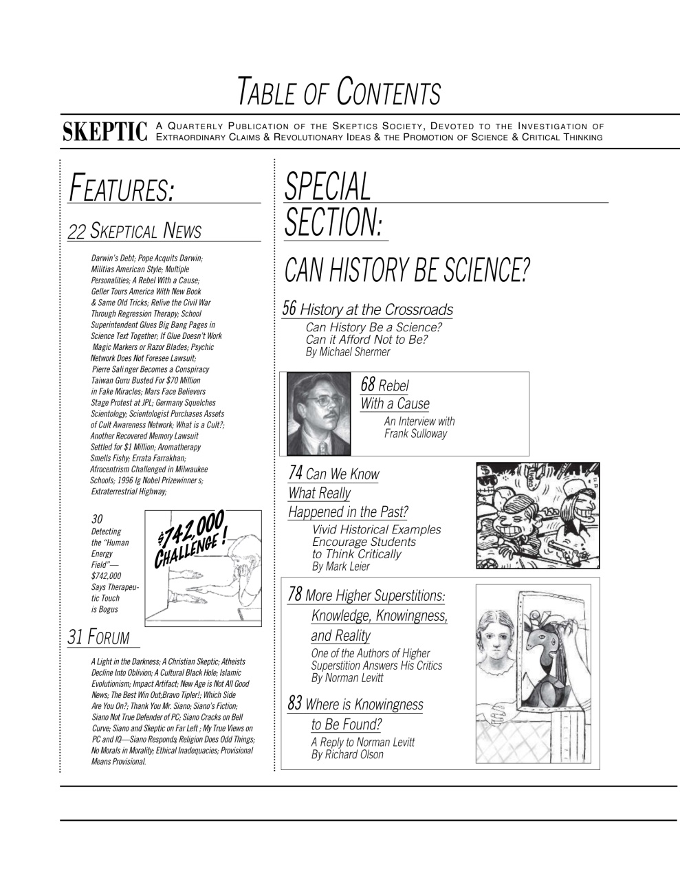 Skeptic Preview Pages