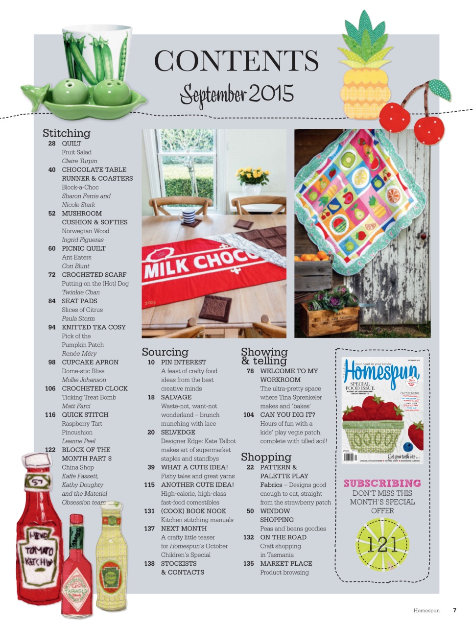 Homespun Preview Pages