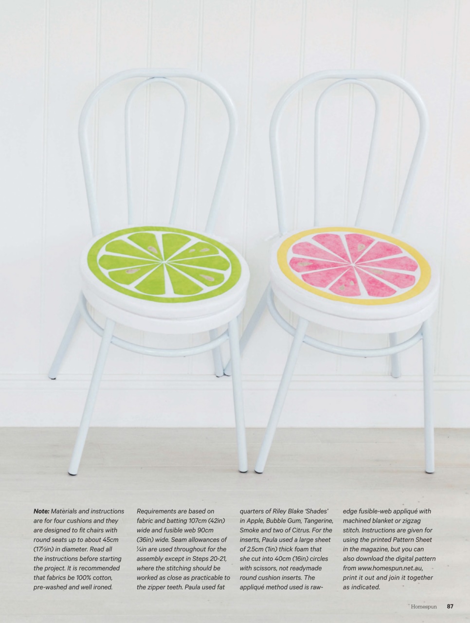 Homespun Preview Pages