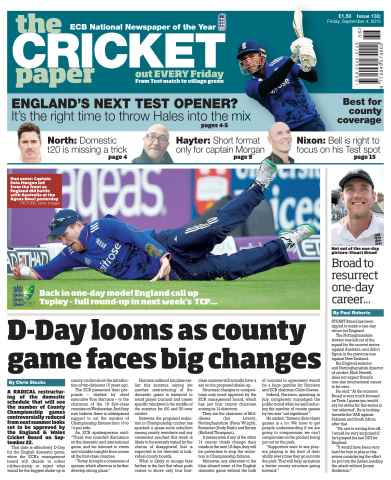 The Cricket Paper issue 4th September 2015