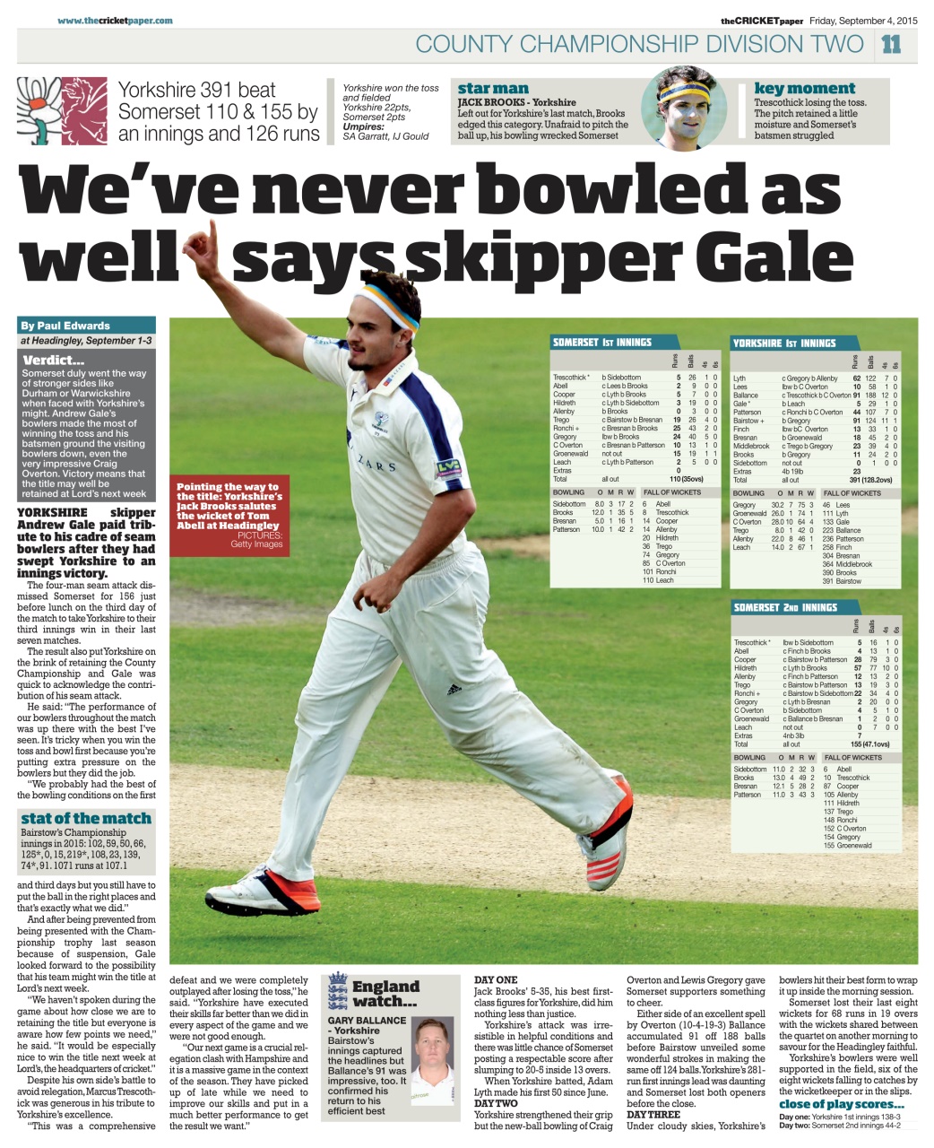 The Cricket Paper Preview Pages