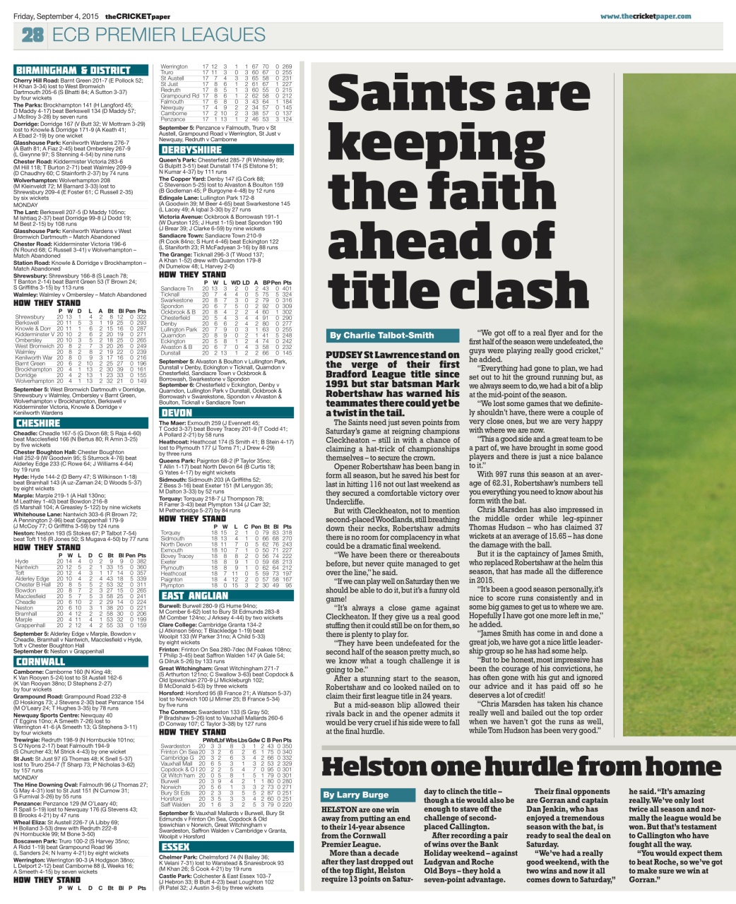 The Cricket Paper Preview Pages