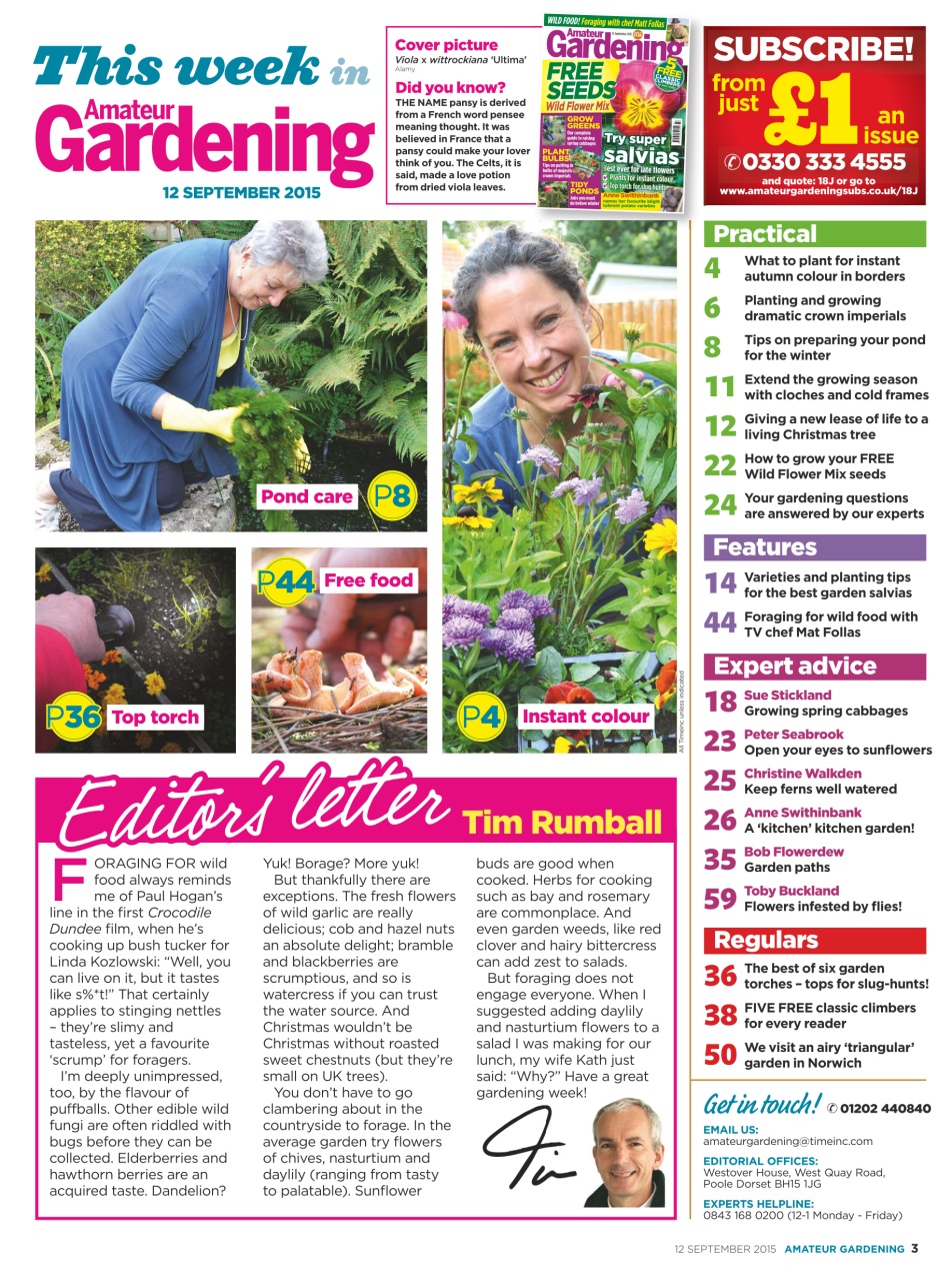 Amateur Gardening Preview Pages