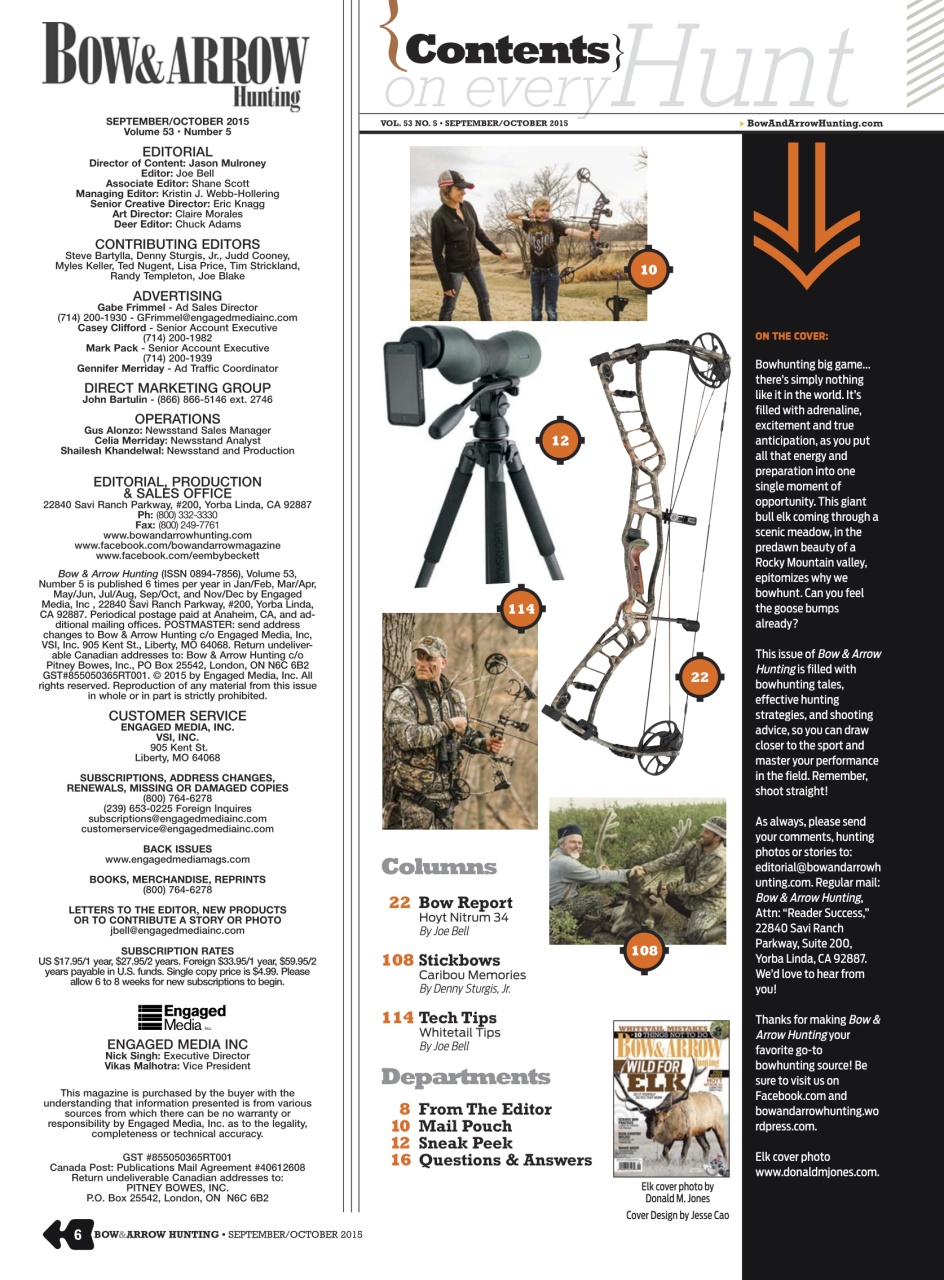 Bow & Arrow Hunting Preview Pages