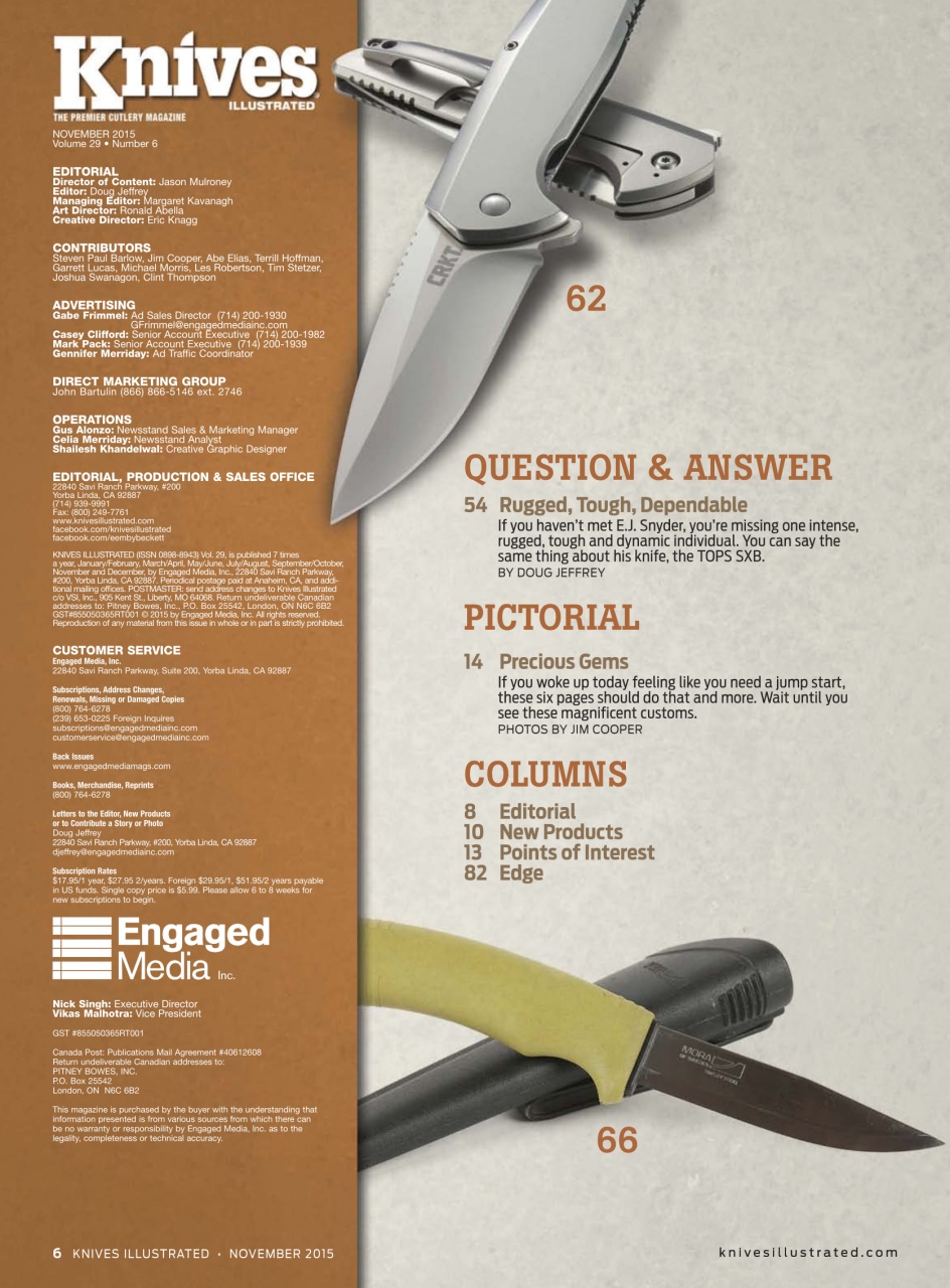 Knives Illustrated Preview Pages