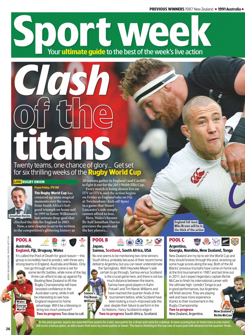 TV & Satellite Week Preview Pages