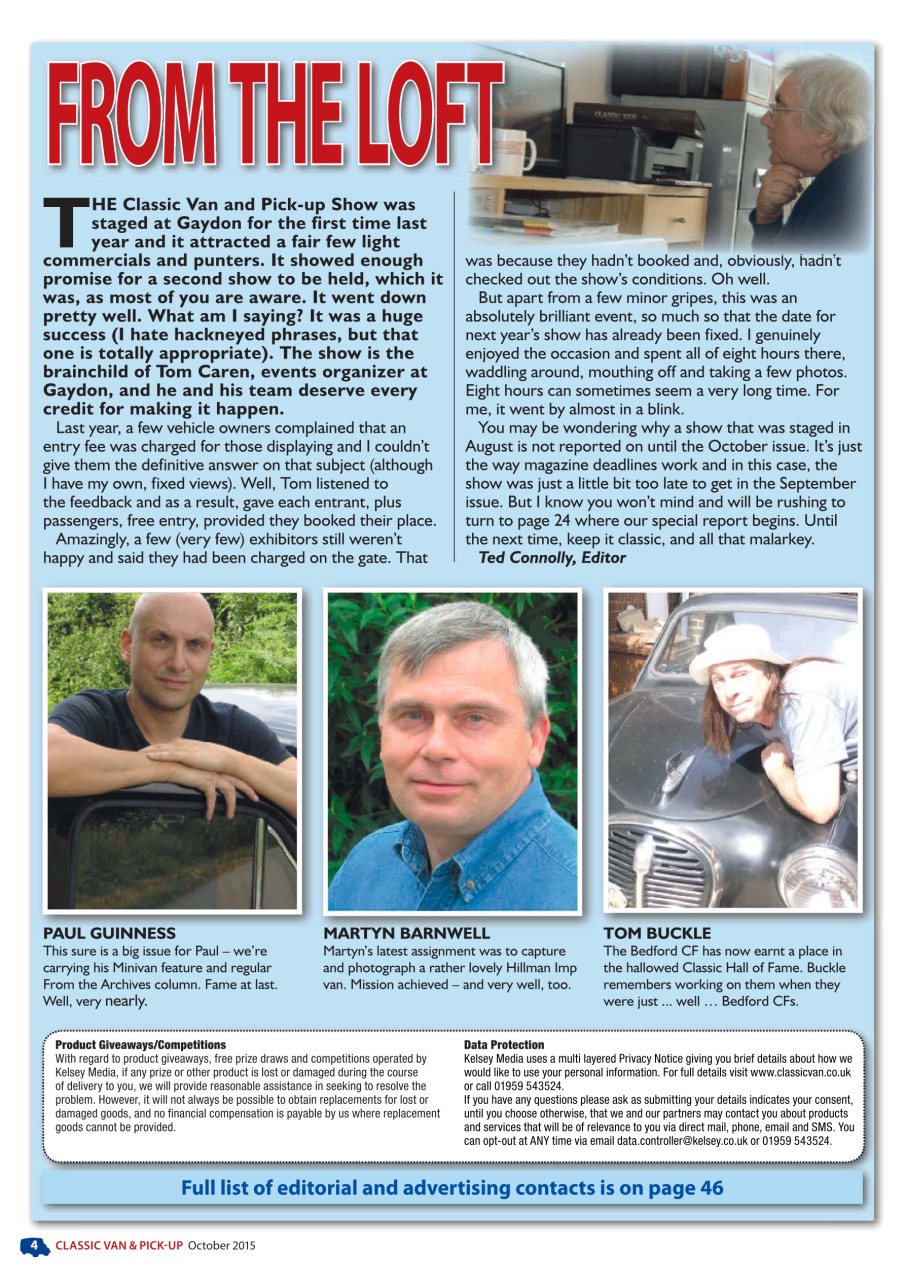 Classic Van & Pick-up Preview Pages